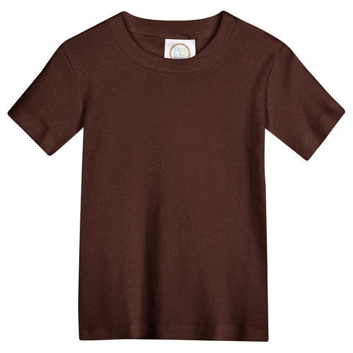 Brown Short Sleeve Tee Shirt